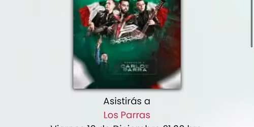 Concierto Los Parras en Arena Monterrey.