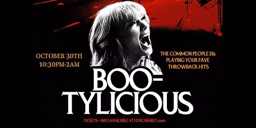 Halloween Friday at The Fox! BOO-tylicious: All Throwback Hits