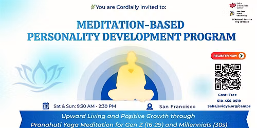 Meditation-Based  Personality Development Program (20s & 30s)- IN PERSON