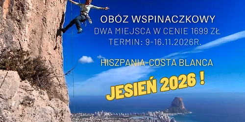 Ob\u00f3z Wspinaczkowy w hiszpa\u0144skiej Costa Blanca