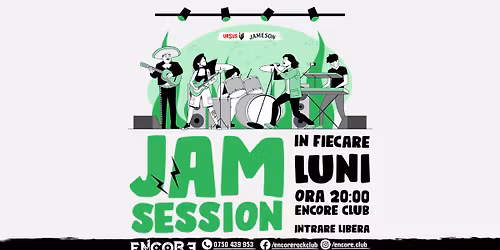 Jam Session in Encore Club | In fiecare luni | Ora 20:00