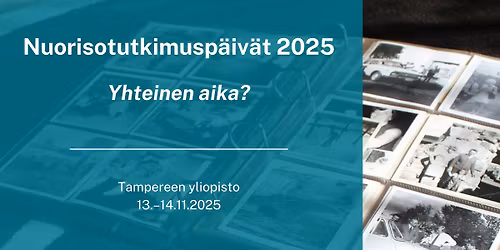 Nuorisotutkimusp\u00e4iv\u00e4t 2025