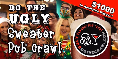 Do The Ugly Sweater Pub Crawl in Greenville!