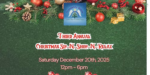 Third Annual Christmas Sip-N-Shop-N-Relax