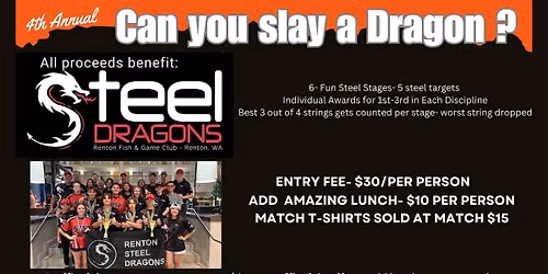 Can You Slay a Dragon- Shooting Match\/ Fundraiser