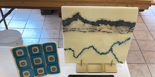 Reactive Magic: Exploring Glass Chemistry Slumped Forms & Kiln Carving