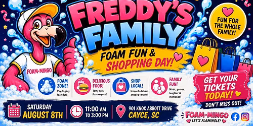 Freddy's Family Fun Foam Day