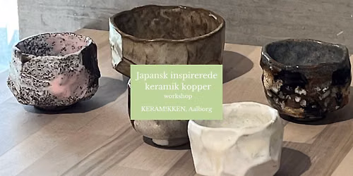 Japansk inspirerede keramik kopper workshop