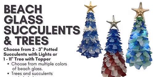 Beach Glass Tree OR Succulent Class