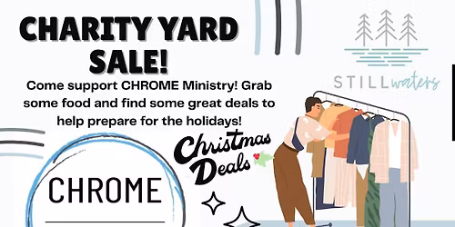 CHARITY YARD SALE!!!\ud83c\udf97\ufe0f