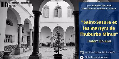 Saint-Sature et les martyrs de Thuburbo Minus