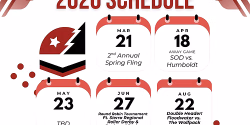 Deep Blue 2026 - Sierra Regional Roller Derby - Sunday at Tahoe Blue Event Center