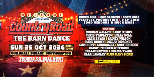 \ud83e\udd20 COUNTRY ROAD BARN DANCE \u2013 SOUTHAMPTON - October 25th! \ud83c\udfb6\ud83c\udf7b