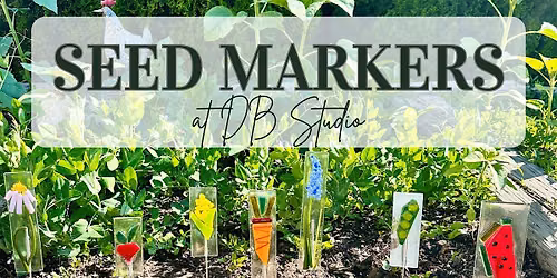 KIDS! Seed Markers | Fused Glass db Studio