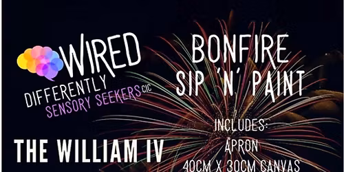 Bonfire Sip \u2018n\u2019 Paint \ud83c\udfa8