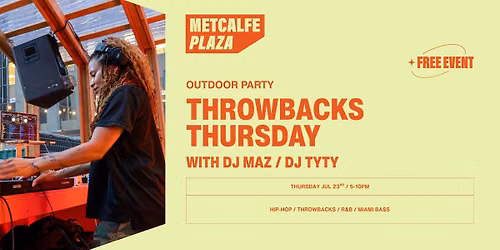 Throwbacks Thursday at Metcalfe Plaza
