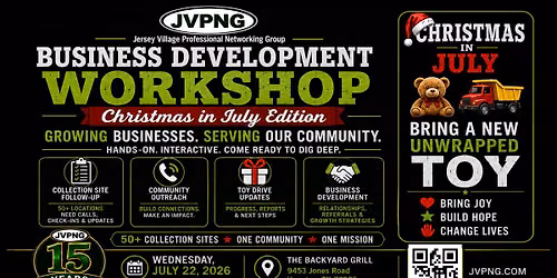 July 22nd - JVPNG Weekly Meeting & Business Development Workshop