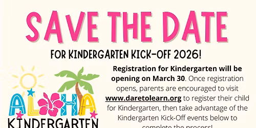 Manteo Elementary Kindergarten Kick-Off 2026