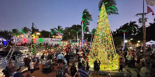 The Lighting of the "Harbor Walk of Lights"