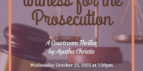 QWay Theatre Night - Witness for the Prosecution