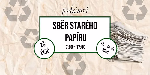 Podzimn\u00ed SB\u011aR STAR\u00c9HO PAP\u00cdRU v Z\u0160 a M\u0160 \u010cej\u010d