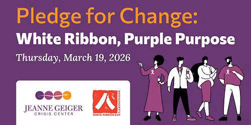 Pledge for Change: White Ribbon, Purple Purpose