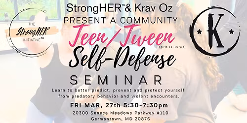 Teen\/Tween Girls Self-defense Seminar