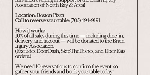 Boston Pizza Celebrity Night with BIANBA