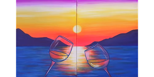 Cheers to Pinot in Paradise - Paint and Sip in Norfolk | Classpop!\u2122