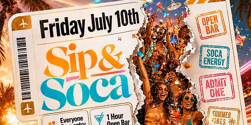 Sip & Soca NYC: Everyone Free with RSVP + Open Bar at Stafford Room