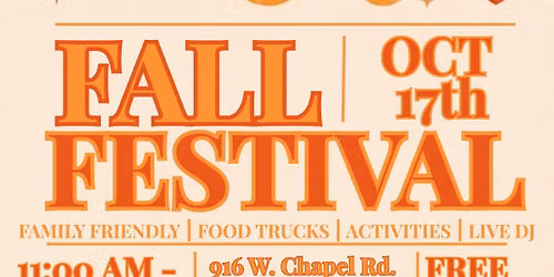 Fall Festival- FREE Community Event!