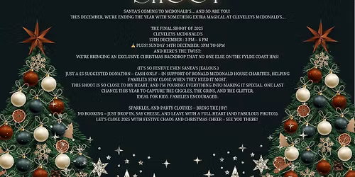 charity shoot at Cleveleys McDonald’s 