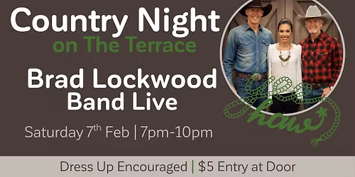 Country Night on The Terrace w\/ Brad Lockwood Band