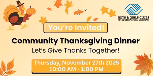 Community Thanksgiving Dinner \ud83e\udd58 