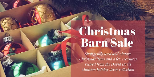 Christmas Barn Sale