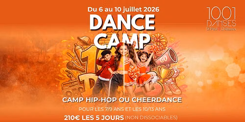 Dance Camp 2026 \u2013 Stage danse enfants \u00e0 1001 Danses