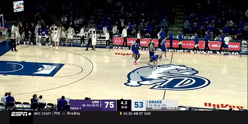 Northern Iowa Panthers vs. Drake Bulldogs