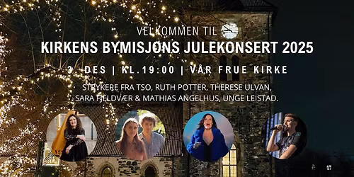 Kirkens Bymisjons julekonsert 2025