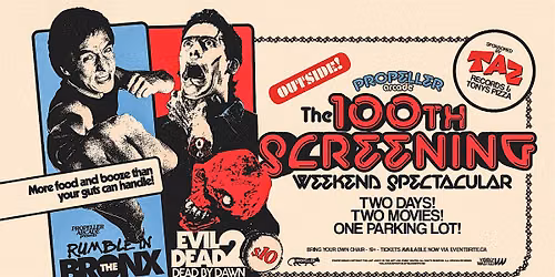 RUMBLE IN THE BRONX - The 100th screening weekend spectacular (Night 1)