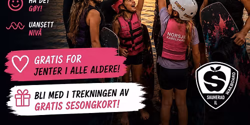 Gratis jentekj\u00f8ring\ud83c\udfc4\u200d\u2640\ufe0fSauherad IL Wakeboard