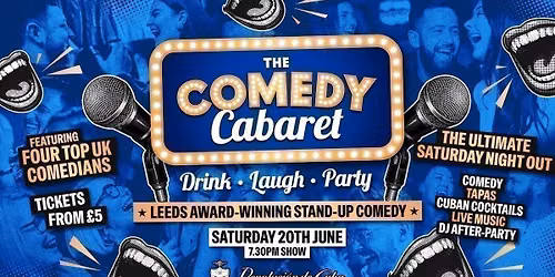 LEEDS COMEDY CLUB - 7:30pm Show (Father's Day Special) \ud83c\udfad