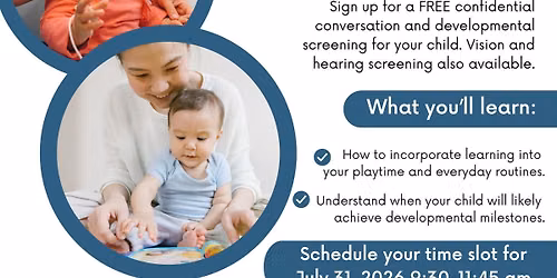 Developmental Screening Event