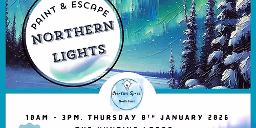 Paint & Escape: The Northern Lights
