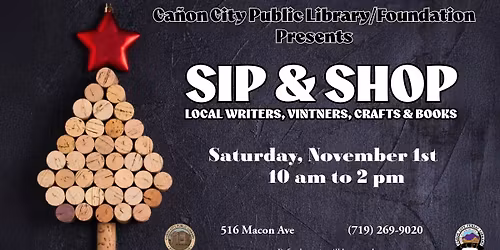 Sip & Shop Writers, Vintners, and crafts.