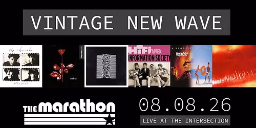 80s New Wave Night with The Marathon @ The Intersection