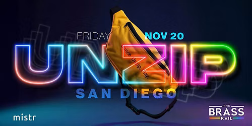 UNZIP SAN DIEGO - The Fanny Pack Popup Party