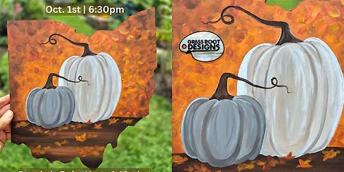 Autumn Ohio Pumpkins Paint + Sip at Branka's Bake Haus & Market