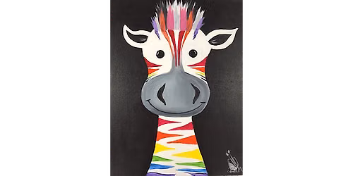 Zebra With Kids - Paint and Sip in San Antonio | Classpop!\u2122