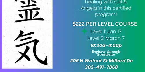 Usui Reiki 1 Training with Reiki Masters Cat and Miss Coexist