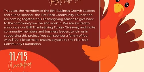 Thanksgiving Turkey Giveaway